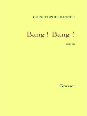 cover image of Bang! Bang !